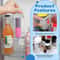 FreshSort Fridge Organizer Divider Clips Adjustable Shelf Partition Set 2