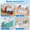 FreshSort Fridge Organizer Divider Clips Adjustable Shelf Partition Set 4