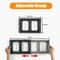 FlexiRack Expandable Pot Lid Organizer Stainless Steel Kitchen Storage Rack 1