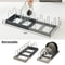 FlexiRack Expandable Pot Lid Organizer Stainless Steel Kitchen Storage Rack 3