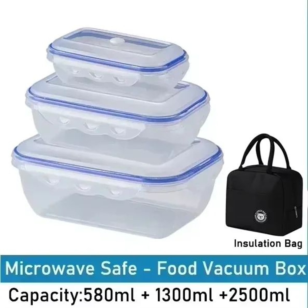 FreshLock Vacuum Food Storage Container Organizer Box 18