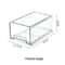 FreshSlide Refrigerator Storage Drawer Organizer Box 6