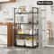 Multilayer Kitchen Storage Shelf Microwave Rack Floor Standing Organizer 9