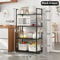 Multilayer Kitchen Storage Shelf Microwave Rack Floor Standing Organizer 9