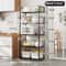 Multilayer Kitchen Storage Shelf Microwave Rack Floor Standing Organizer 8