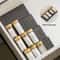 Adjustable 4 Tier Spice Drawer Organizer Expandable Spice Rack For Cabinet 0