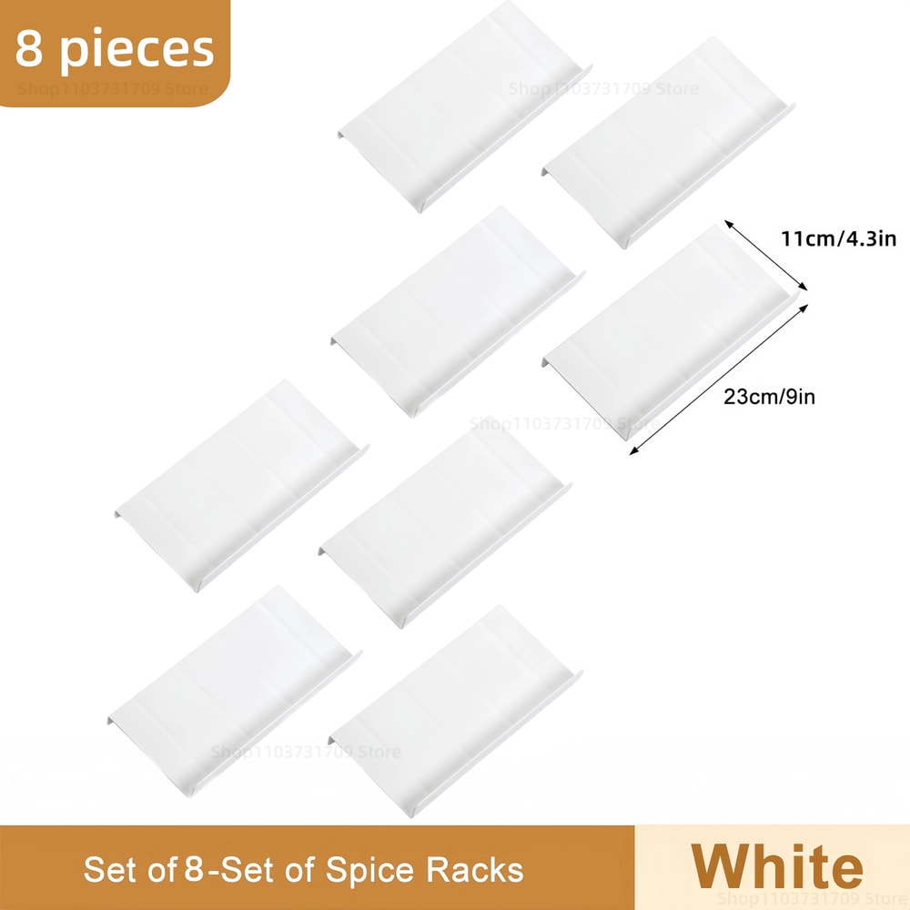 Adjustable 4 Tier Spice Drawer Organizer Expandable Spice Rack For Cabinet 11