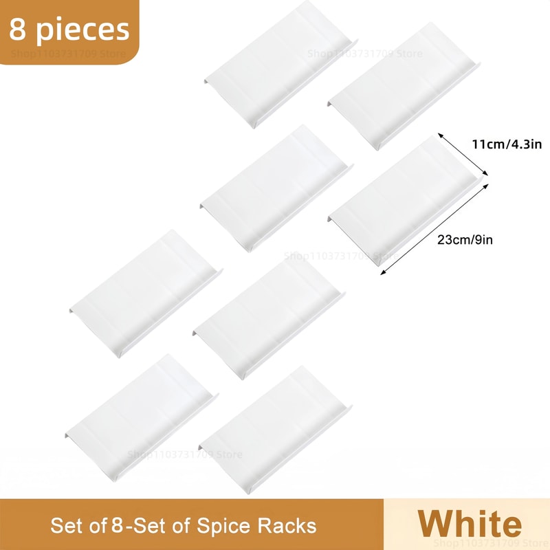 Adjustable 4 Tier Spice Drawer Organizer Expandable Spice Rack For Cabinet 11