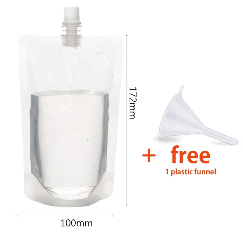 Portable Drink Pouches With Spout Reusable Juice And Beverage Storage Bags 9