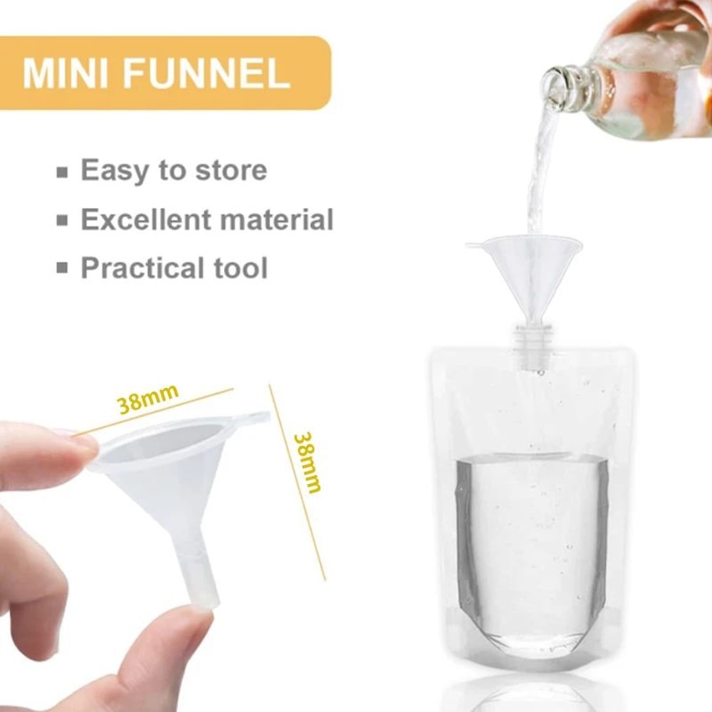 Portable Drink Pouches With Spout Reusable Juice And Beverage Storage Bags 2