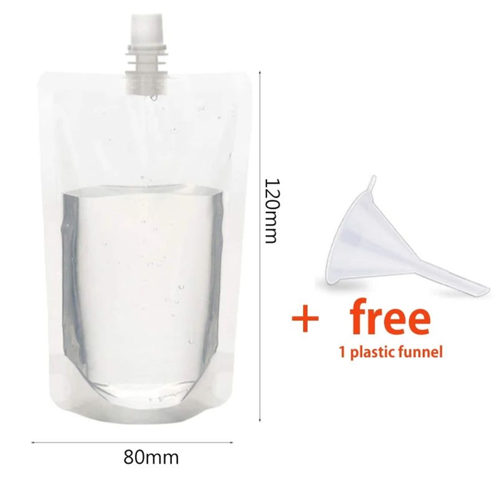 Portable Drink Pouches With Spout Reusable Juice And Beverage Storage Bags 7