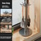 Rotating Kitchen Utensil Holder Stand With Hooks Countertop Organizer 7