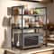 Microwave Storage Rack Countertop Kitchen Organizer Shelf Space Saving Stand 0