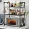 Microwave Storage Rack Countertop Kitchen Organizer Shelf Space Saving Stand 2