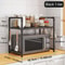 Microwave Storage Rack Countertop Kitchen Organizer Shelf Space Saving Stand 6
