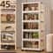 Foldable Storage Cabinet Wardrobe Organizer Large Capacity Dustproof Closet 10