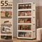 Foldable Storage Cabinet Wardrobe Organizer Large Capacity Dustproof Closet 16