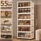 Foldable Storage Cabinet Wardrobe Organizer Large Capacity Dustproof Closet 17