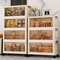 Foldable Storage Cabinet Wardrobe Organizer Large Capacity Dustproof Closet 2