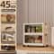 Foldable Storage Cabinet Wardrobe Organizer Large Capacity Dustproof Closet 7