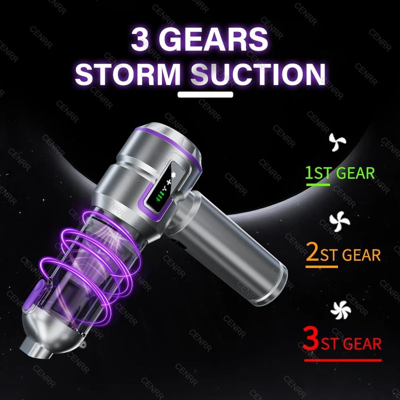 TurboClean X Portable Car Vacuum And Air Blower 2