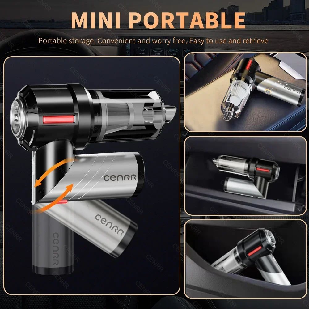 TurboClean Power Portable Car Vacuum And Air Blower 4