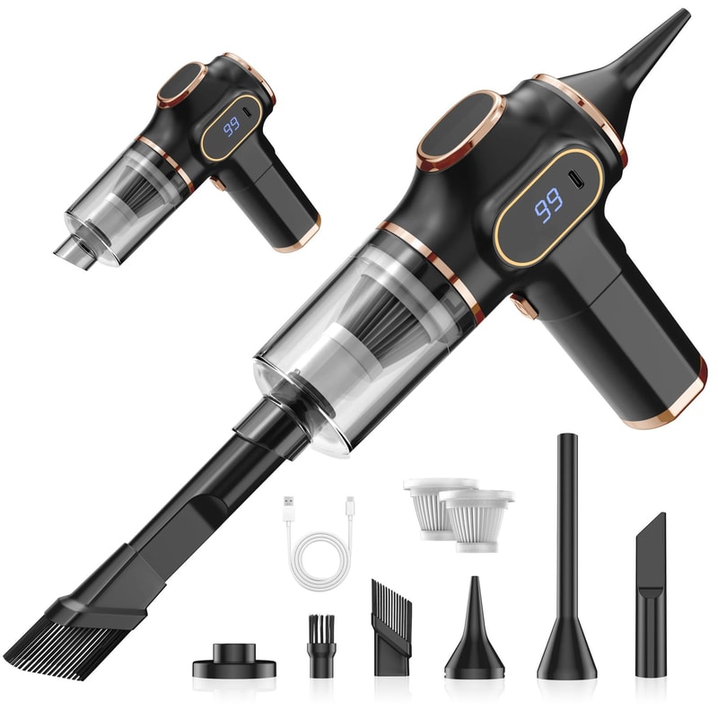 TurboClean Ultra Home And Car Portable Vacuum And Air Blower 10