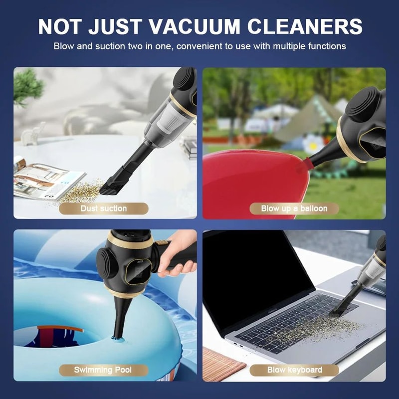 TurboClean Ultra Home And Car Portable Vacuum And Air Blower 5