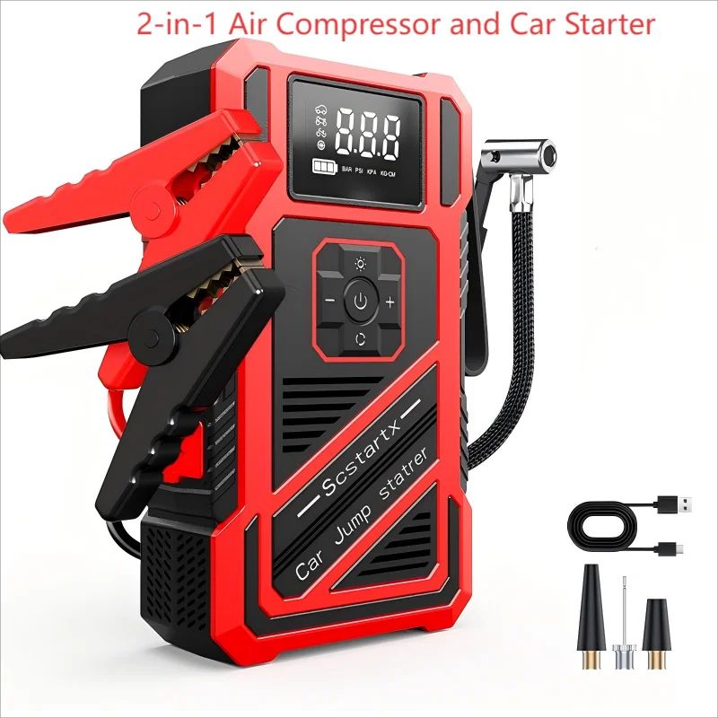 PowerDrive 4 In 1 Car Emergency Jump Starter And Air Compressor 7