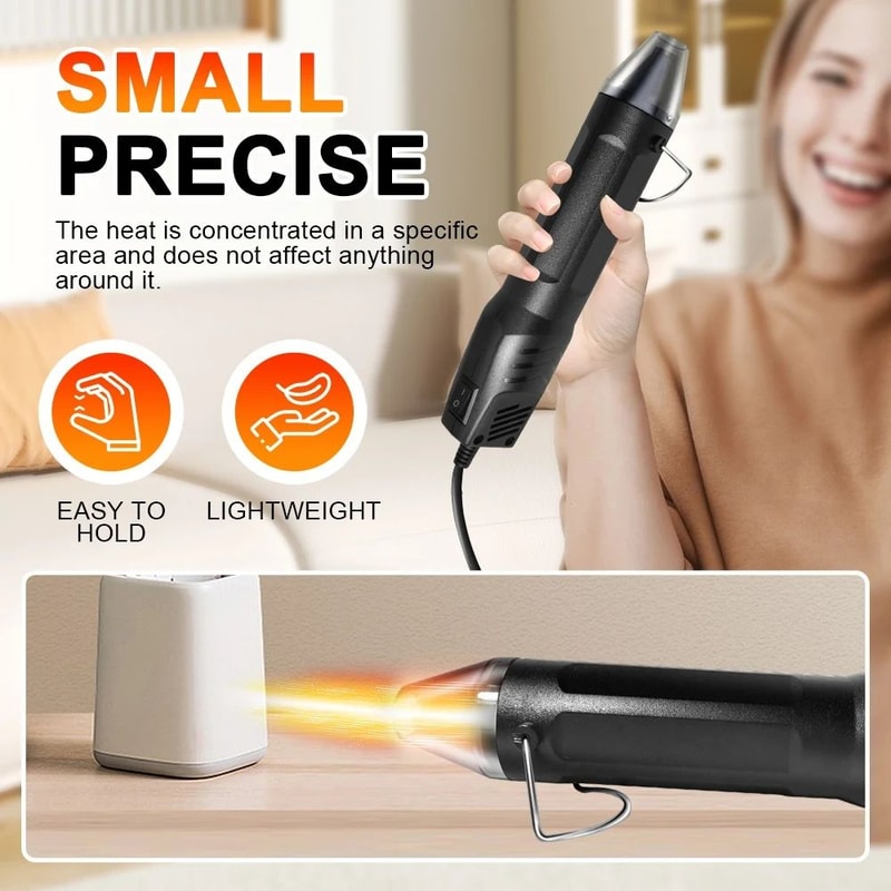 HeatPro Mini 300W Heat Gun For DIY Crafts 4