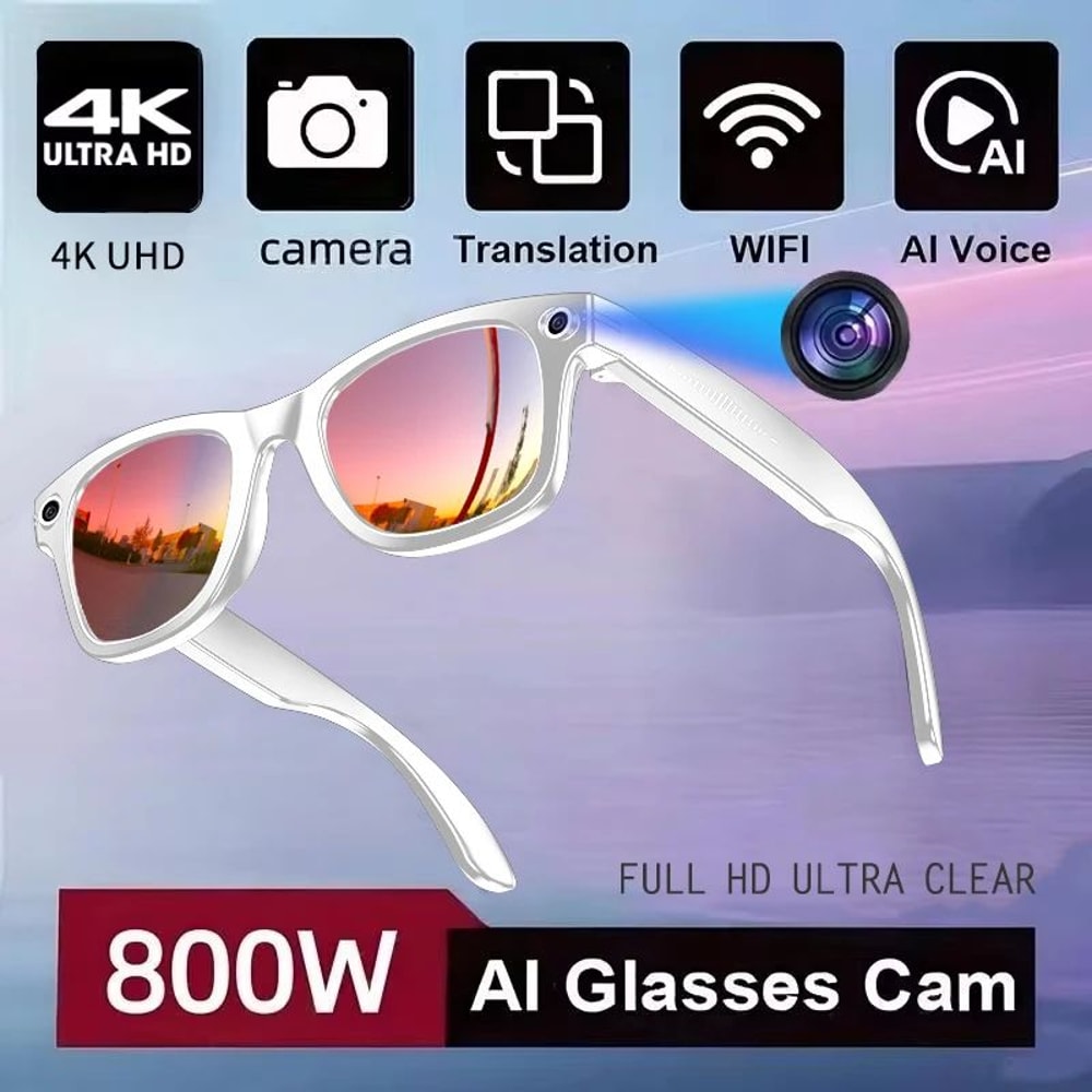 VisionPro AI Smart Camera Glasses With Translation And Recording 9