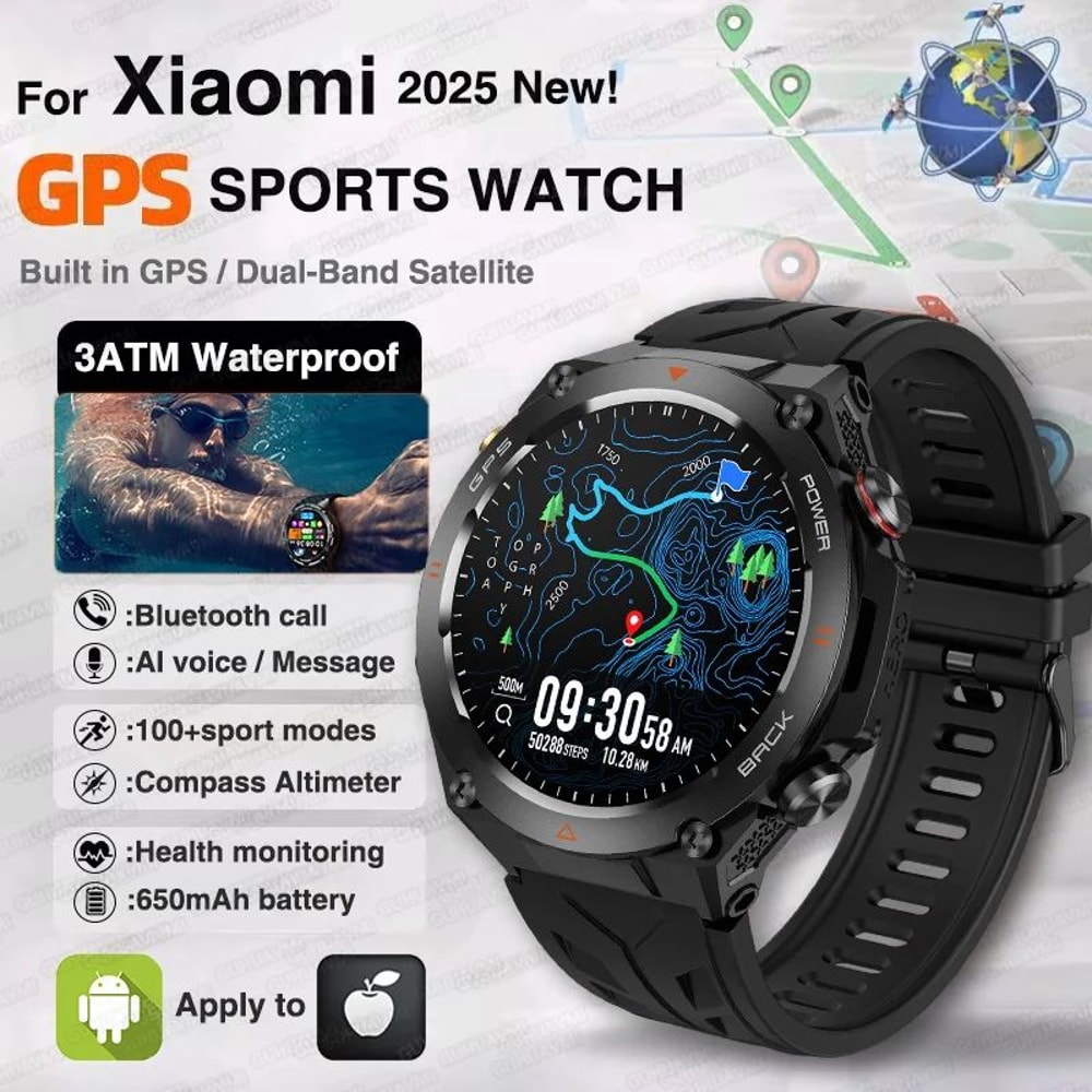 ActivePulse GPS Fitness Smart Watch With Bluetooth Calling 0