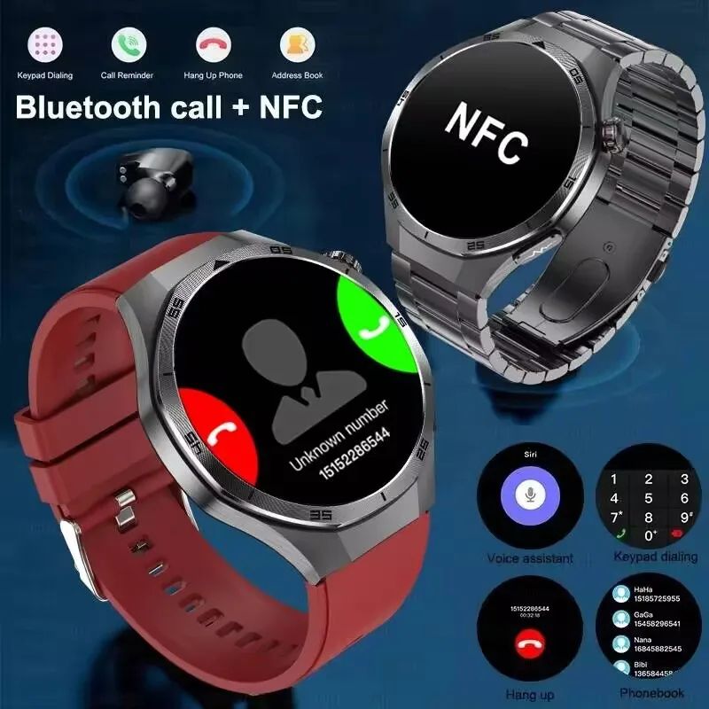 Advanced ECG Health Smartwatch With Blood Pressure NFC And Bluetooth Call 5