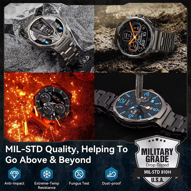 AMOLED GPS Smartwatch With Bluetooth Call And Waterproof Fitness Tracking 1