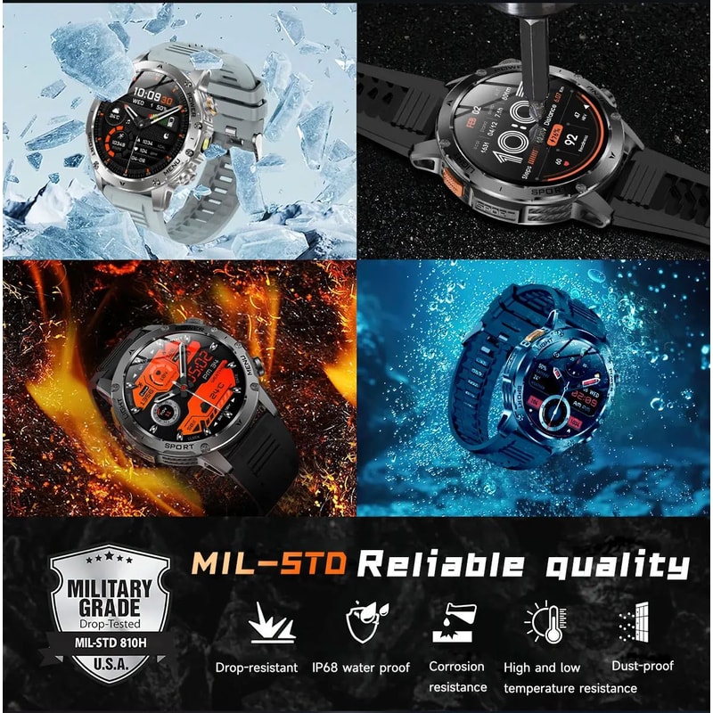 AMOLED GPS Smartwatch With NFC Bluetooth Call And Fitness Tracking 4