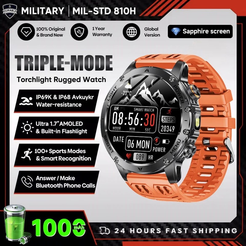 AMOLED GPS Smartwatch With NFC Bluetooth Call And Fitness Tracking 10