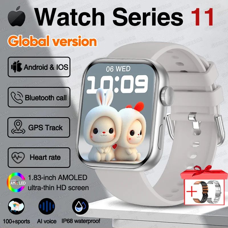 IOS Compatible GPS Smartwatch With AMOLED Display And Bluetooth Call 17