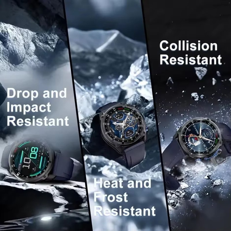 Military Offline Map GPS Smartwatch With 10ATM Waterproof And 4GB Storage 5
