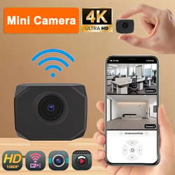 secureview 4k mini wifi security camera with remote monitoring