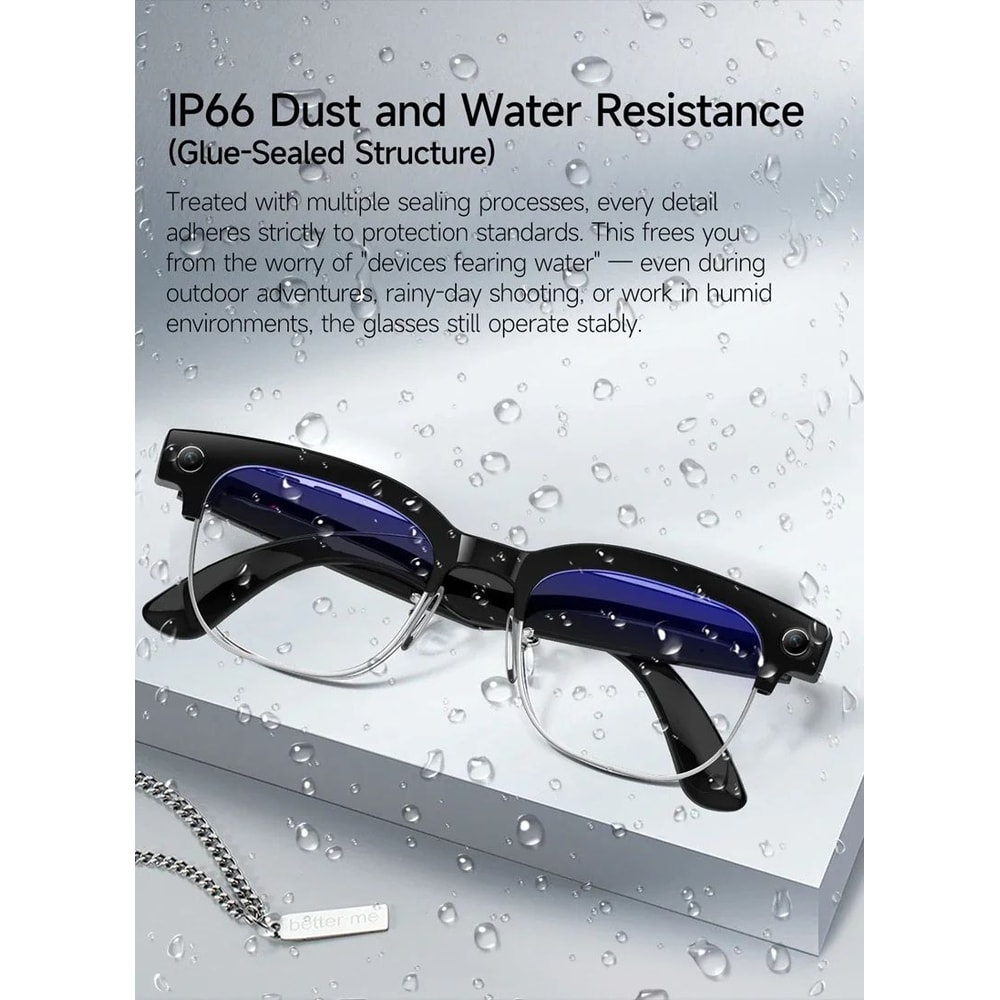 NovaTranslate AI Smart Glasses With 4K Camera And Bluetooth Call 4