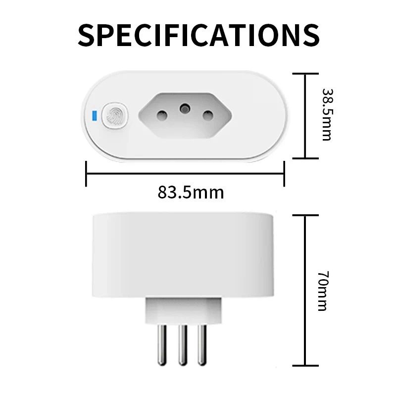 SmartFlow WiFi Smart Plug With Energy Monitoring And Voice Control 5