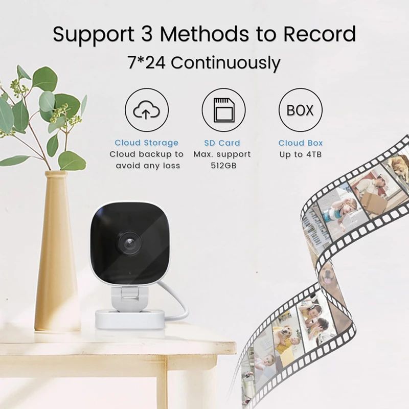 SecureGuard 4K WiFi Security Camera With Night Vision And Two Way Audio 2