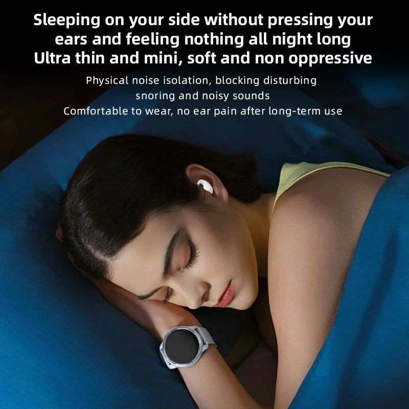 SleepTune Wireless Earbuds With Comfortable Fit And USB C Charging 4