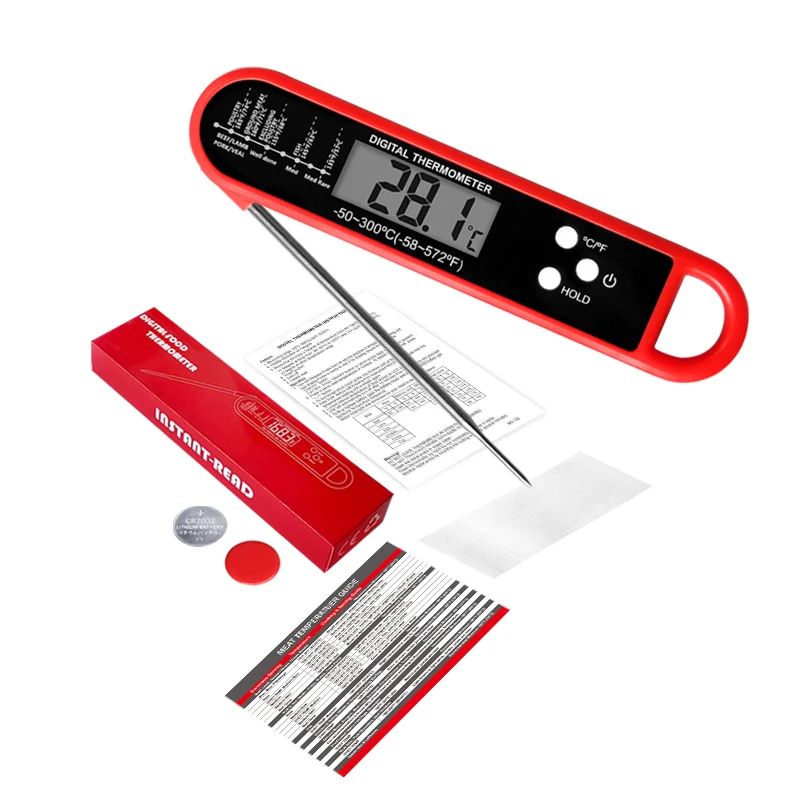 Instant Read Digital Meat Thermometer For Grill BBQ And Kitchen Cooking 3