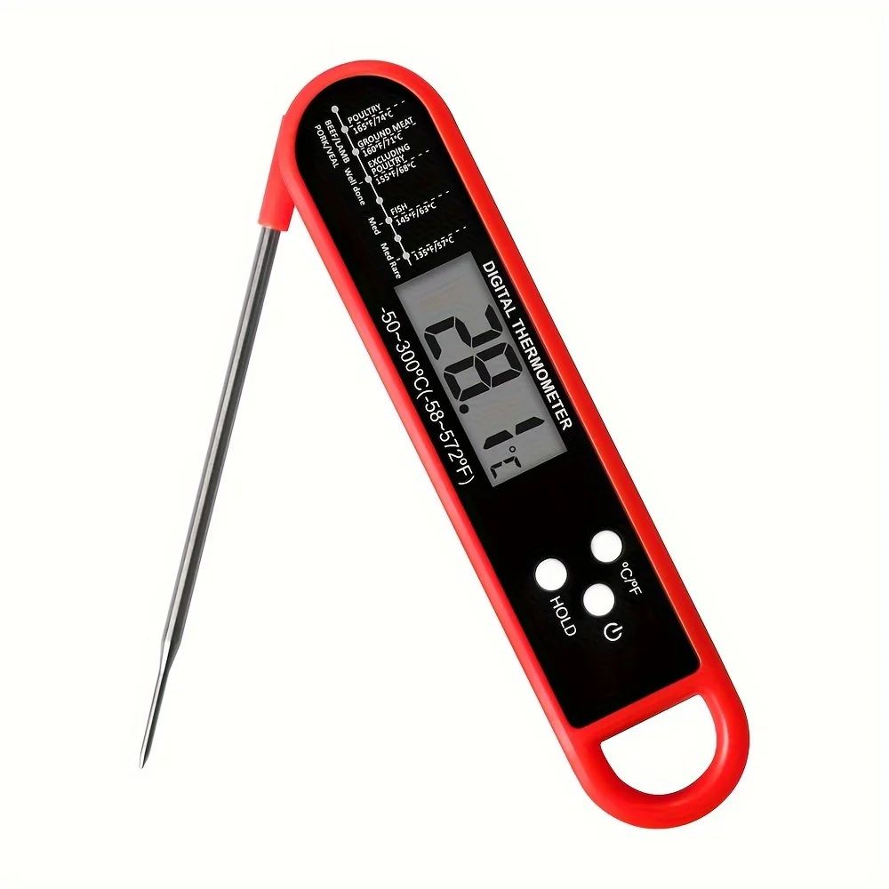 Instant Read Digital Meat Thermometer For Grill BBQ And Kitchen Cooking 6