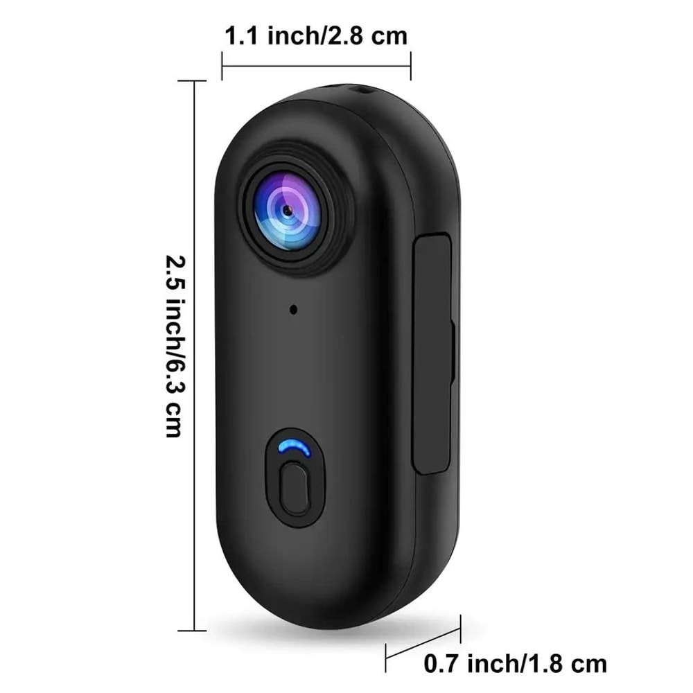 4K Mini Action Camera With Stabilization And Compact Thumb Size Design 1
