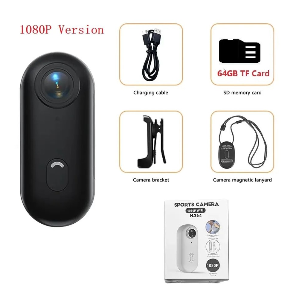 4K Mini Action Camera With Stabilization And Compact Thumb Size Design 6