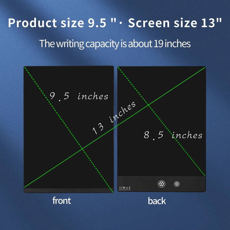 95 Inch LCD Writing Tablet Drawing Board For Kids And Everyday Notes 2