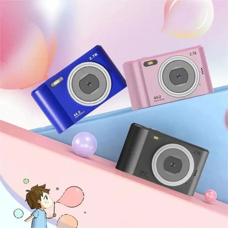 Kids Digital Camera With Autofocus 1080P Video And 8x Zoom For Beginners 4