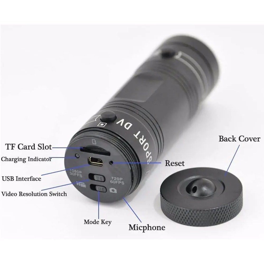 ActionCam Pro HD 1080P Helmet Camera For Motorcycle Bike And Outdoor Recording 4